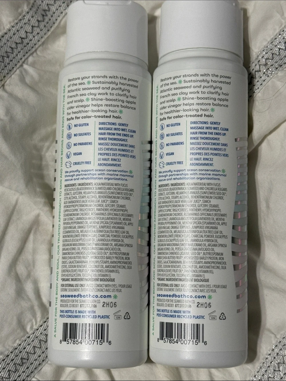 Seaweed Bath Co. Detox Conditioner - Rosemary Mint (2 bottles)